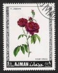 Stamps United Arab Emirates -  Rosas, Ajman