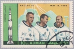 Stamps United Arab Emirates -  Programa Apollo: Apolo 1-12, Ajman