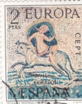Stamps Spain -  EUROPA CEPT- MOSAICO(33)