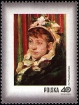 Stamps : Europe : Poland :  Mrs. Fedorowicz, by Witold Pruszkowski(1846-1896)