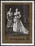 Stamps Poland -  Stanislaw Moniuszko (1819-1872), compositor