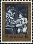 Stamps Poland -  Stanislaw Moniuszko (1819-1872), compositor
