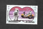 Stamps : Asia : United_Arab_Emirates :  Yt PA79-A - Apolo 15