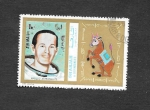 Stamps : Asia : United_Arab_Emirates :  Mi978A - Astronautas del Apolo