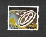 Sellos de Asia - Emiratos rabes Unidos -  Mi1003A - Exploración de Planetas
