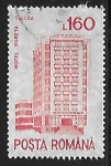 Stamps Romania -  Hotel Egreta, Tulcea
