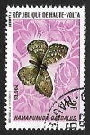 Stamps Burkina Faso -  Mariposa
