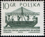 Stamps Poland -  Veleros (1ra serie)