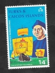 Stamps America - Turks and Caicos Islands -  293 - Cristóbal Colón