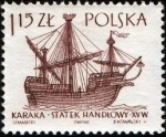 Stamps Poland -  Veleros (1ra serie)
