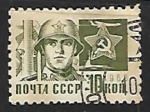 Stamps Russia -  Soldado del ejercito rojo