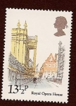 Stamps United Kingdom -  Londres - edificios históricos - Royal Opera House