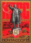 Sellos de Europa - Rusia -  60.º aniversario de la gran revolución de octubre