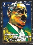 Sellos de Africa - Rep�blica Democr�tica del Congo -  Martin Heidegger, filosofo, escritor etc.