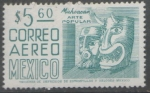 Sellos de America - M�xico -  serie permanente 50-75 .-Arte popular mascaras Michoacán.