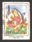 Sellos de Europa - Reino Unido -  1753 - centº de la tarjeta postal