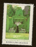Stamps United Kingdom -  British Gardens - Jardín siglo XIX - Biddulph grange