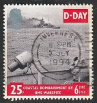 Stamps United Kingdom -  1763 - 50 Anivº del Desembarco aliado en Normandia