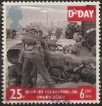 Stamps United Kingdom -  1765 - 50 Anivº del Desembarco aliado en Normandia