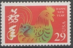 Stamps United States -  AÑO NUEVO LUNAR CHINO 1992  AÑO DEL GALLO