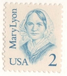 Sellos de America - Estados Unidos -  Grandes americanos Mary Lyon