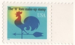 Stamps : America : United_States :  Gallo veleta Tasa H. 