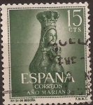 Stamps : Europe : Spain :  Año Mariano  1954  15 cents