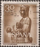 Stamps Spain -  Año Mariano  1954  30 cents