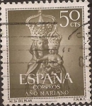 Stamps : Europe : Spain :  Año Mariano  1954  50 cents