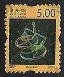 Sellos de Asia - Sri Lanka -  Constelaciones  Zodíaco - libra