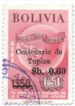 Sellos de America - Bolivia -  Centenario de la ciudad de Tupiza