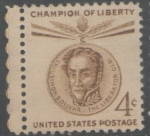 Stamps United States -  CAMPEONES DE LA LIBERTAD SIMON BOLIVAR LIBERTADOR 1964