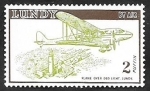 Stamps United Kingdom -  Lundy - Avión