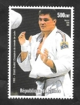 Stamps Guinea -  David Doullet, Campeón del mundo de judo
