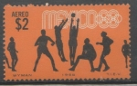 Stamps Mexico -  Decimos novenos juegos olímpicos México 68-Basquetbol