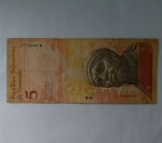 monedas de America - Venezuela -  2009 - 5 bolivares