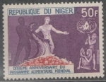 Stamps : Africa : Niger :  DECIMO ANIVERSARIO DEL PROGRAMA DE ALIMENTACIÓN MUNDIAL 