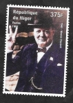 Stamps Niger -  Winston Churchill