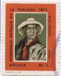 Stamps Bolivia -  Conmemoracion al sesquicentenario de la batalla de Ingavi