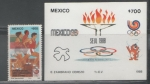 Stamps Mexico -  Olimpiadas de seul Korea 1988 Set completo