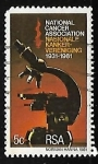 Stamps South Africa -  National Association of cancer
