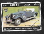 Sellos de Asia - Emiratos �rabes Unidos -  Ajman 116 - Packard-833, de 1930