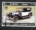 Sellos de Asia - Emiratos �rabes Unidos -  Ajman 116 - Fiat  520 Torpedo, de 1928