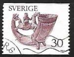 Stamps Sweden -  Drinking Horn