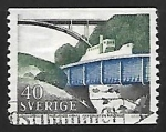 Stamps : Europe : Sweden :  Acuaducto