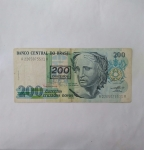 monedas de America - Brasil -  200 cruzeiros