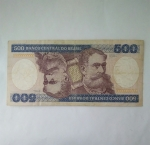 monedas de America - Brasil -  500 cruzeiros