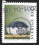 Stamps Sweden -  Cesta de arandanos