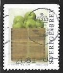 Stamps : Europe : Sweden :  Caja con manzanas