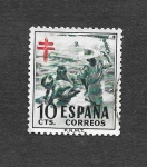 Stamps Spain -  Edf 1104 - Pro Tuberculosos